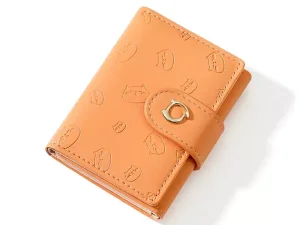 کیف پول کوچک تاشو با بندینک دکمه دار تائومیک میک Taomicmic Y8395 Women&#39;s Wallet PU Leather Wallet