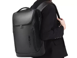 کوله پشتی لپ تاپ 15.6 اینچ چرم ضد آب یو اس بی دار بنج Bange BG-6623 Leather Laptop Backpack