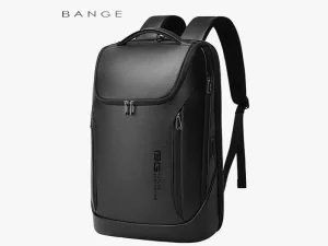 کوله پشتی لپ تاپ 15.6 اینچ چرم ضد آب یو اس بی دار بنج Bange BG-6623 Leather Laptop Backpack