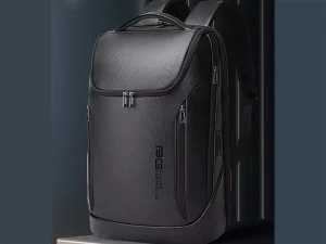 کوله پشتی لپ تاپ 15.6 اینچ چرم ضد آب یو اس بی دار بنج Bange BG-6623 Leather Laptop Backpack