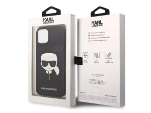 قاب چرمی آیفون 14 پلاس طرح کارل CG Mobile iphone 14 Plus Karl Lagerfeld Leather Case