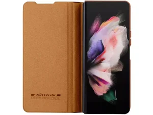 کیف محافظ سامسونگ زد فولد 5 نیلکین Nillkin Samsung Galaxy Z Fold 5/W24 Qin Pro leather case