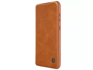 کیف محافظ سامسونگ اس 23 اف ای نیلکین Nillkin Samsung Galaxy S23 FE Qin Pro leather case