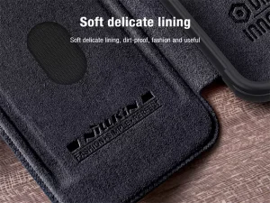 کیف محافظ سامسونگ اس 23 اف ای نیلکین Nillkin Samsung Galaxy S23 FE Qin Pro leather case