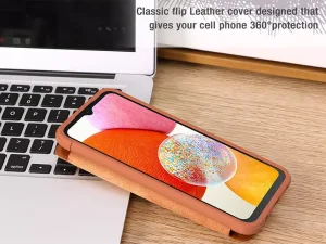 قاب محافظ سامسونگ آ24 نیلکین Nillkin Samsung Galaxy A24 4G Qin Pro leather case