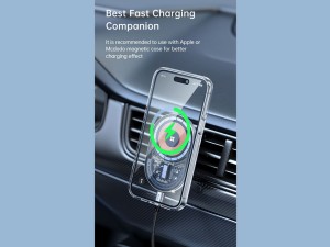 هولدر و شارژر بی سیم مگ سیف گوشی موبایل داخل خودرو مک دودو MCDODO CH-2340 Magnetic Wireless Charger Car