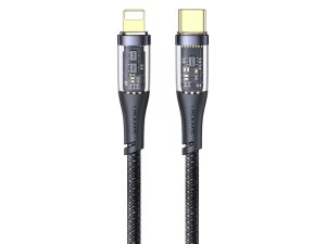 کابل شارژ سریع و دیتای تایپ سی به لایتنینگ 1.2 متری 20 وات یوسامز USAMS data cable US-SJ573 Type-C to Lightning