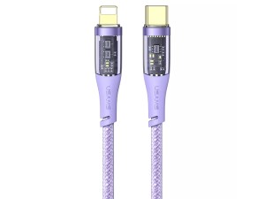 کابل شارژ سریع و دیتای تایپ سی به لایتنینگ 1.2 متری 20 وات یوسامز USAMS data cable US-SJ573 Type-C to Lightning