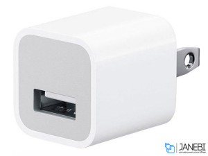 سری شارژر آیفون اورجینال به همراه کابل شارژ لایتنینگ / Apple iPhone Charger 2 Pin