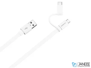 کابل شارژ و انتقال داده دو سر اصلی هواوی Huawei AP55S Micro USB And Type-C Cable