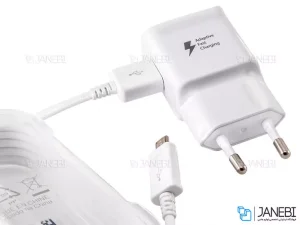 شارژر و کابل میکرو یو اس بی اصلی سامسونگ Samsung Fast Charging With Micro USB Cable 15W