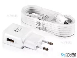 شارژر و کابل میکرو یو اس بی اصلی سامسونگ Samsung Fast Charging With Micro USB Cable 15W