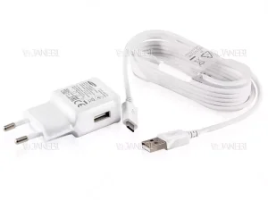 شارژر و کابل میکرو یو اس بی اصلی سامسونگ Samsung Fast Charging With Micro USB Cable 15W