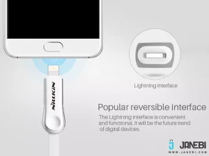 کابل دو سر میکرو یو اس بی و لایتنینگ نیلکین Nillkin Plus Ⅲ Cable Micro And Lightning