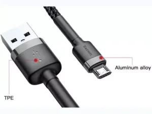 کابل شارژ و انتقال داده میکرو یو اس بی بیسوس Baseus Cafule Micro USB Cable 2m