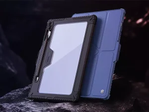 کیف محافظ بامپردار تبلت سامسونگ اس 9 پلاس نیلکین Nillkin Bumper Leather cover case Pro Multi-angle folding style Samsung Galaxy Tab S9 Plus