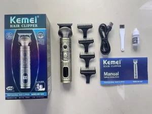 ماشین اصلاح موی سر و بدن چندکاره برنزی شارژی کمی KEMEI Hair clipper KM-1635 rechargeable