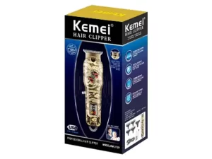 دستگاه اصلاح موی سر و بدن شارژی کمی Kemei Electric Hair Clipper With LCD Hair Remover KM-1852