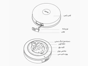 چراغ و ریسه کمپینگ شارژی 10 متری نکستول شیائومی NE20233