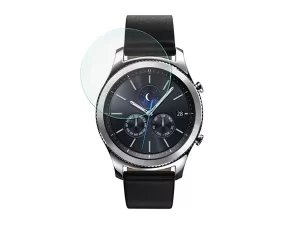 محافظ صفحه نمایش شیشه ای ساعت سامسونگ Samsung Gear S3 Glass Screen Protector