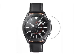 محافظ صفحه نمایش شیشه ای ساعت سامسونگ Samsung Galaxy Watch 3 41mm Glass Screen Protector