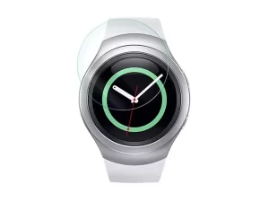 محافظ صفحه نمایش شیشه ای ساعت سامسونگ Samsung Gear S2 Glass Screen Protector