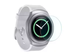 محافظ صفحه نمایش شیشه ای ساعت سامسونگ Samsung Gear S2 Glass Screen Protector