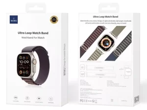 بند اپل واچ 42، 44، 45 و 49 میلی‌متری ویوو WIWU 42/44/45/49mm Ultra Loop Watch Band Wi-WB007