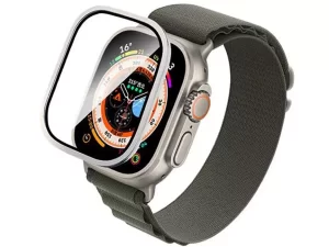 محافظ صفحه نمایش اپل واچ اولترا 49 میلی متری با قاب آلیاژ تیتانیوم کوتتسی Coteetci iWatch ultra film 49mm 24011