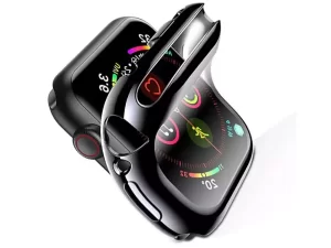 قاب و گلس اپل واچ 40 میلی‌متری سری 4 یوسامز USAMS US-BH485 Full Protector Apple Watch 40 MM