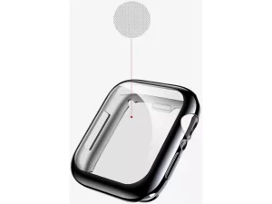 قاب و گلس اپل واچ 40 میلی‌متری سری 4 یوسامز USAMS US-BH485 Full Protector Apple Watch 40 MM