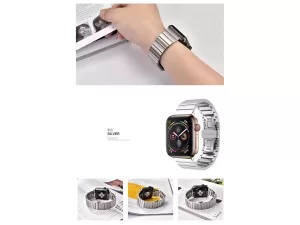 بند اپل واچ سری 1/2/3/4 استیل کوتتسی Cottetci W25 Stainless Steel Apple Watch Band 42/44 mm WH5238-BK