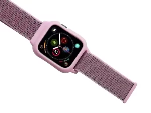 بند سیلیکونی اپل واچ سری 3/4/5 سایز 38/40 میلی متر پورودو Porodo iGuard Apple Watch 3/4/5 38/40mm Strap + ShockProof Case