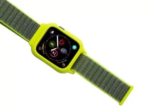 بند سیلیکونی اپل واچ سری 3/4/5 سایز 38/40 میلی متر پورودو Porodo iGuard Apple Watch 3/4/5 38/40mm Strap + ShockProof Case