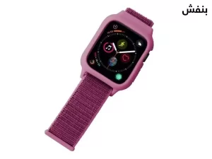 بند سیلیکونی اپل واچ سری 3/4/5 سایز 38/40 میلی متر پورودو Porodo iGuard Apple Watch 3/4/5 38/40mm Strap + ShockProof Case