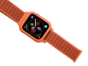 بند سیلیکونی اپل واچ سری 3/4/5 سایز 38/40 میلی متر پورودو Porodo iGuard Apple Watch 3/4/5 38/40mm Strap + ShockProof Case