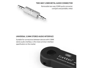 گیرنده بلوتوث داخل خودرو ارلدام Earldom Car Bluetooth Music Receiver ET-M6