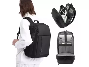 کوله پشتی لپ تاپ 15.6 اینچ یو اس بی دار ضد آب بنج Bange BG-7663 Tas Ransel pria Laptop Kerja Backpack 15.6 Inch