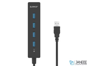 هاب یو اس بی 4 پورت اوریکو Orico 4 Port USB3.0 HUB W8PH4-U3