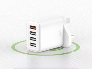 شارژر دیواری 4 پورت یو اس بی 30 وات رسی RECCI RC57U 30W 4 USB PORTS CHARGER