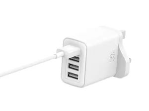 شارژر دیواری 4 پورت یو اس بی 30 وات رسی RECCI RC57U 30W 4 USB PORTS CHARGER