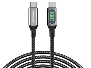 کابل سوپر فست شارژ دو سر تایپ سی 100 وات یک متری کانفلون Konfulon DC42 Charger Cable TYPE-C Fastcharging 100W