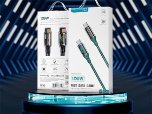 کابل سوپر فست شارژ دو سر تایپ سی 100 وات یک متری کانفلون Konfulon DC42 Charger Cable TYPE-C Fastcharging 100W