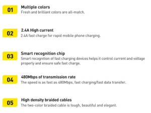 کابل سوپر فست شارژ یواس‌بی به تایپ‌سی 100 وات 2 متری بیسوس Baseus Fast charging USB to Type C cable 100W CAJY000501‍