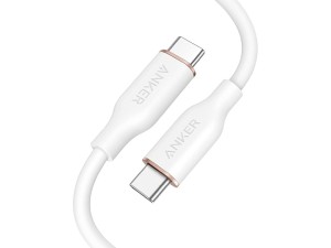 کابل سوپر فست شارژ تایپ سی به تایپ سی 100 وات 90 سانتی‌متری انکر Anker PowerLine III Flow USB-C to USB-C Cable A8552H11