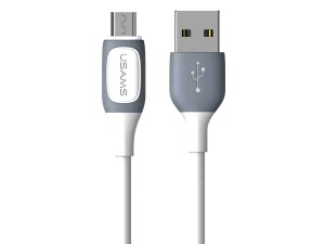 کابل شارژ سریع یو اس بی به میکرو یو اس بی یک متری یوسامز USAMS US-SJ597 Micro Charging &amp; Data Cable