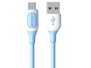 کابل شارژ سریع یو اس بی به میکرو یو اس بی یک متری یوسامز USAMS US-SJ597 Micro Charging &amp; Data Cable