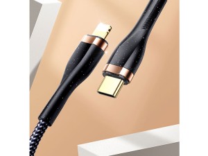 کابل شارژ و انتقال داده سریع تایپ سی به لایتنینگ یوسامز Usams US-SJ489 U64 Type-C To Lightning 20W PD Fast Cable 1.2m