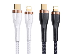 کابل شارژ و انتقال داده سریع تایپ سی به لایتنینگ یوسامز Usams US-SJ489 U64 Type-C To Lightning 20W PD Fast Cable 1.2m