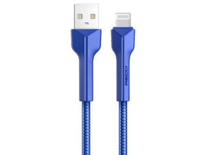 کابل انتقال دیتا و شارژ سریع لایتنینگ رسی Recci RTC-N24L THOR Lightning Fast Charging Data Cable 2.4A